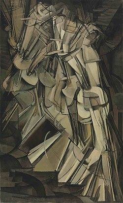 Marcel Duchamp, Nude Descending a Staircase (No. 2), 1912